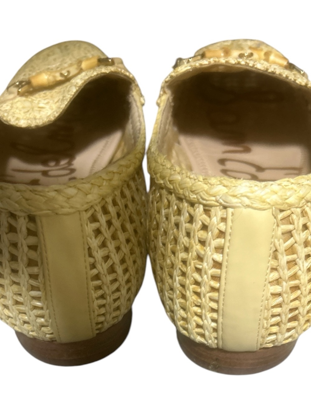 Sam Edelman Women’s Raffia Loafers Size 8 - Picture 4 of 5